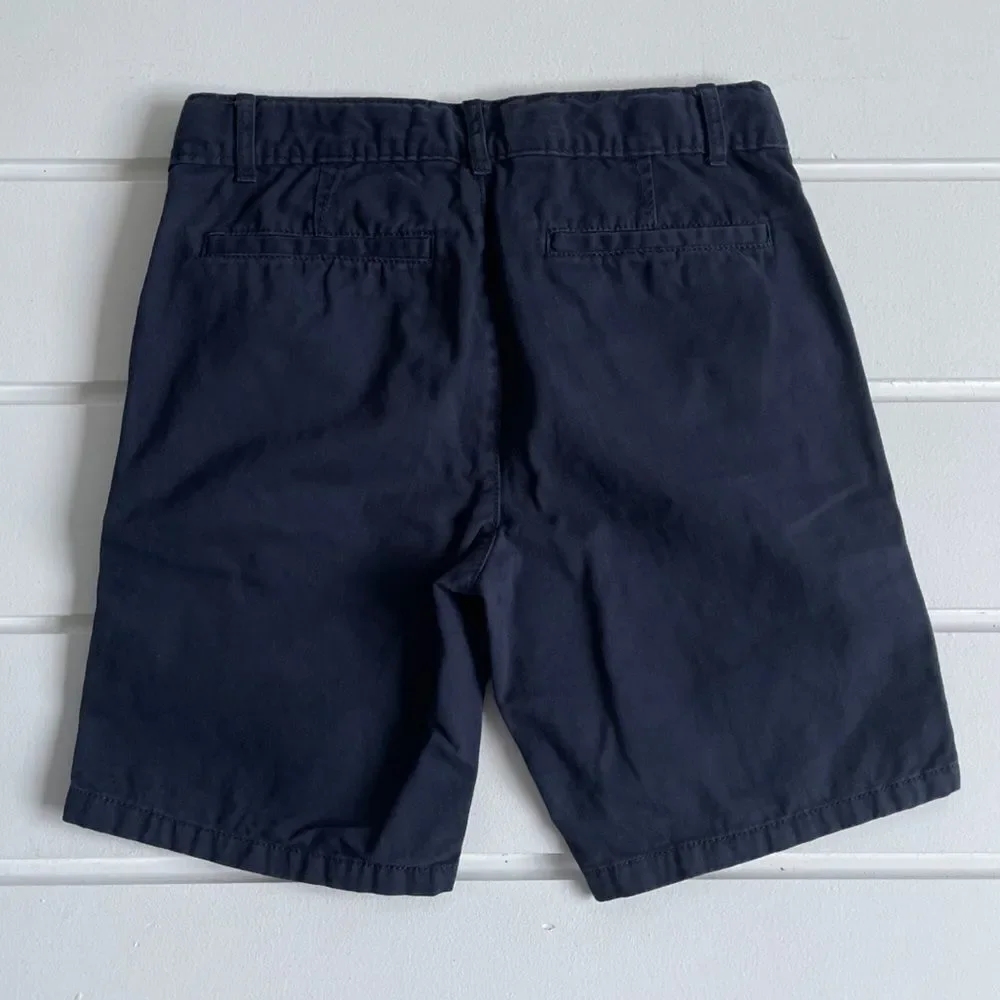 The Children's Place Boys Uniform Shorts In New Navy Size 8 Husky